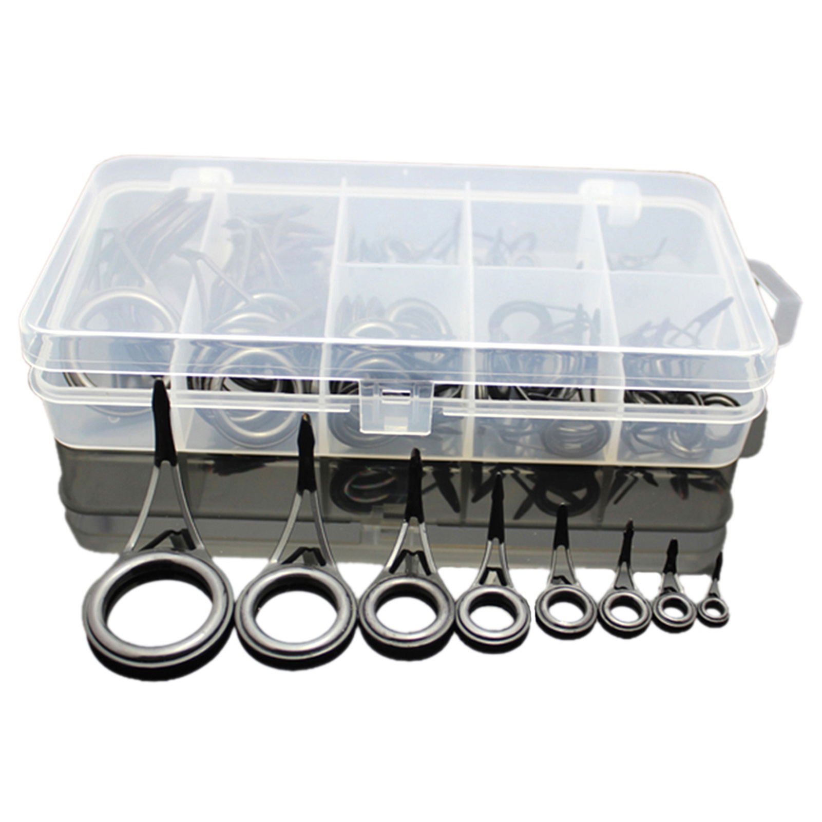 Fishing Rod Building Kit - 75 pçs vários tamanhos guia de