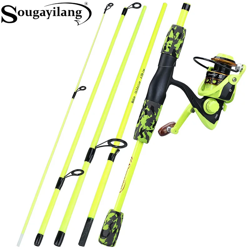 Fishing Rod Spinning - Conjunto de Vara de Pesca Portátil