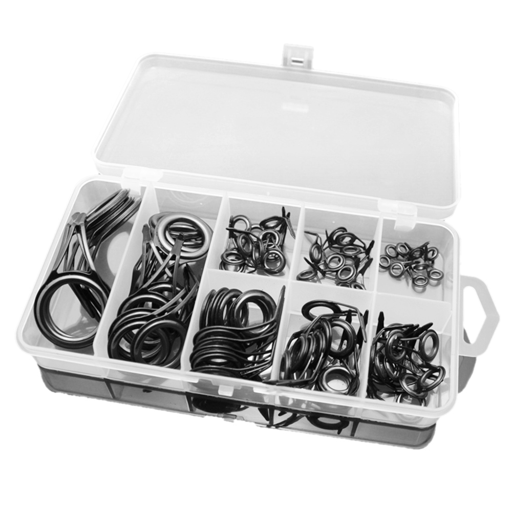 75 pçs vários tamanhos guia de - Fishing Rod Building Kit avaliação e preço