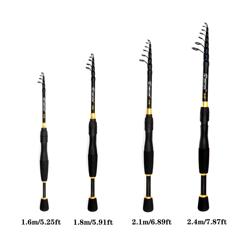 Vara de pesca telescópica JSFU - Fishing Rod Spinning avaliação e preço
