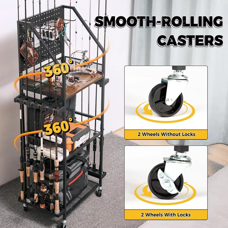 Prateleira para guardar equipa - Fishing Rod Combo avaliação e preço