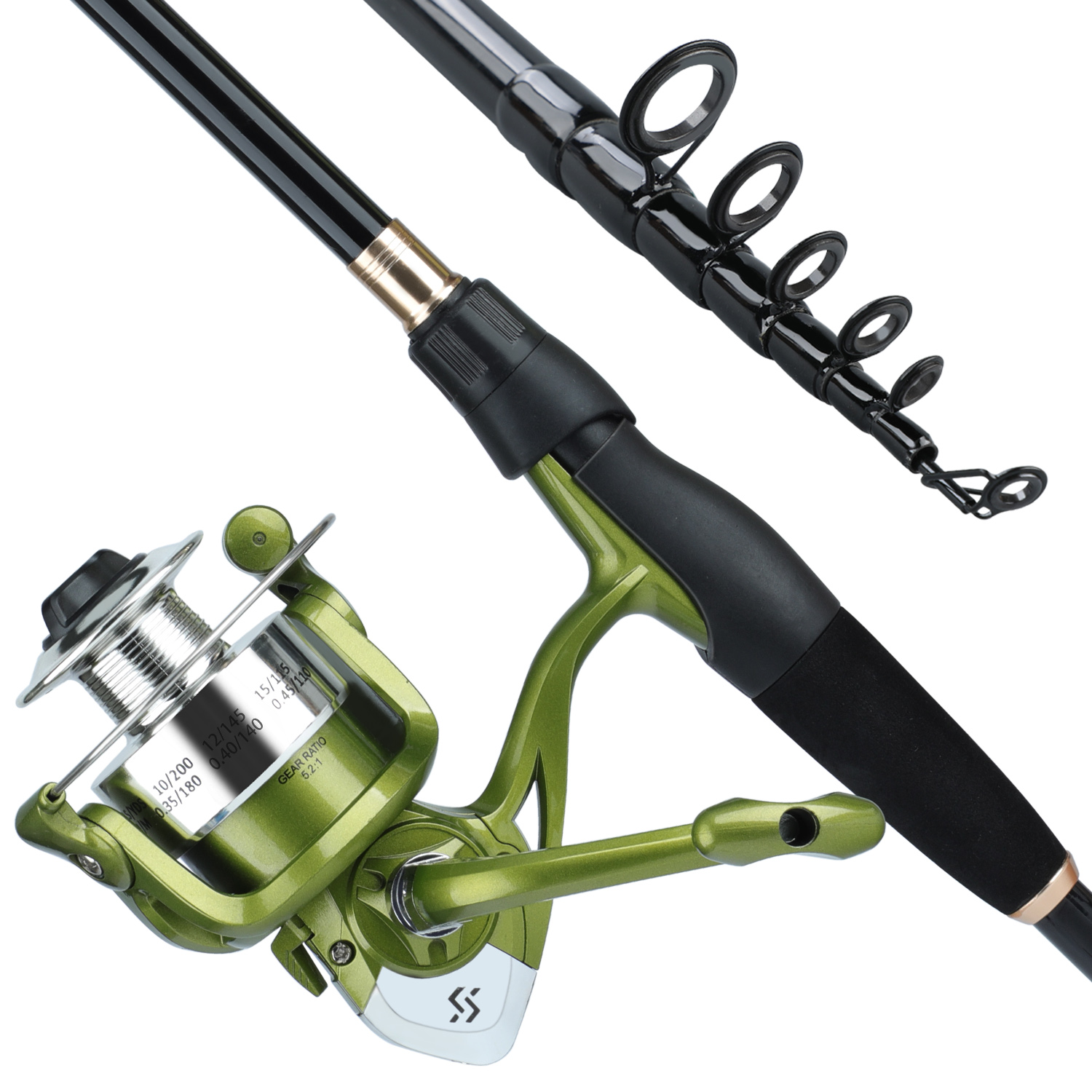 Sougayilang Telescópica Combo  - Fishing Rod Combo avaliação e preço